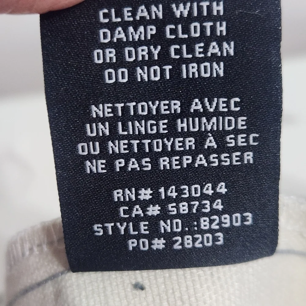 7 For All Mankind Silver Metallic  Coated Faux Leather Jeans Womes SIZE US Large - Picture 12 of 13